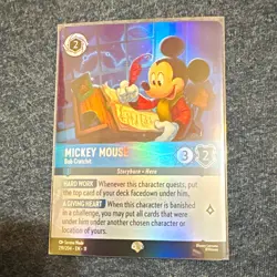 Disney Lorcana Mickey Mouse - Bob Cratchit 219/204 Enchanted Foil - Image 1