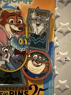 Disney Parks 2025 Zootopia 2 Cast Pin Limited Release - Image 4