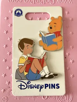2026 Disney Parks Winnie The Pooh & Christopher Robin OE 2 Pin Set - Image 1