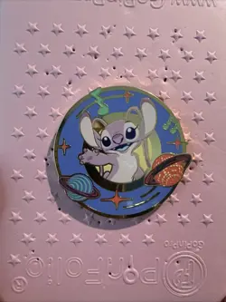 Disney Trading Pin Lilo & Stitch Alien Characters - Angel - Monogram Box Lunch - Image 2