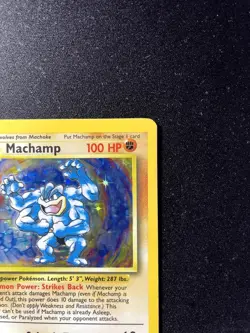MACHAMP 8/102 HOLO RARE DECK EXCLUSIVES POKEMON 1ST EDITION HOLO MP - Image 3