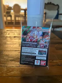 One Piece Luffy US Voyage College Basketball Promo (Card+Poster) Rutgers SEALED - Image 2