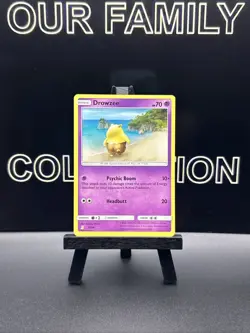 Drowzee 22/30 - SM Trainer Kit: Lycanroc & Alolan Raichu Pokemon 2017 Regular LP - Image 1