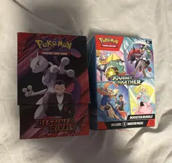 Nintendo Pokemon TCG Destined Rivals & Journey Together Booster Bundles 2 Box - Image 1