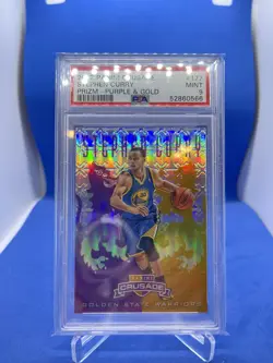 2012-13 Panini Crusade Purple Stephen Curry #177 PSA 9 - Image 2
