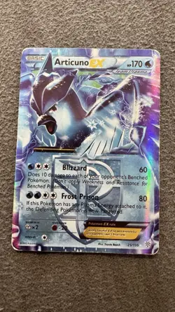 Pokemon TCG Articuno-EX Black White 25/135 Holo Holo Rare EX - Image 1