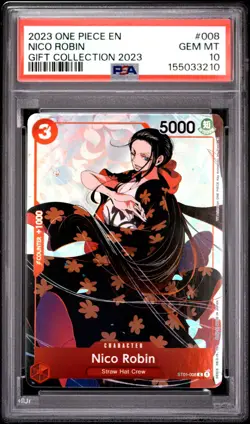 2023 ONE PIECE GIFT COLLECTION 2023 #008 NICO ROBIN PSA 10 - Image 1