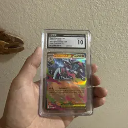 Mega Charizard X ex 029: Mega Evolution Black Star Promo CGC GEM MINT 10!! - Image 1