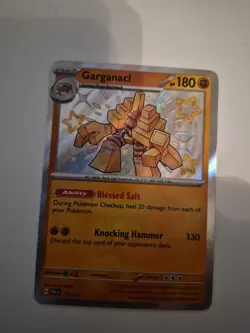 Pokemon Garganacl Scarlet & Violet Paldean Fates #178/091 Baby Shiny - Image 1