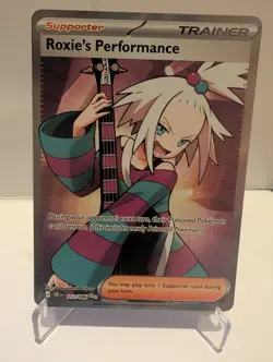 Pokemon Roxie's Performance (trainer) UR Chaos Rising 112/086 CRI - Image 1