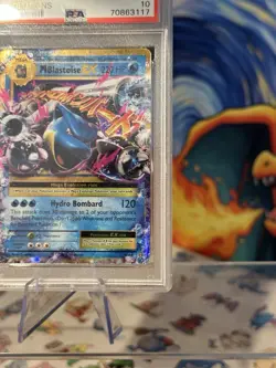Pokemon PSA 10 Mega-Blastoise-EX Evolutions 22/108 Holo Ultra Rare - Image 5