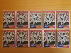 1981 Topps Baseball #400 Reggie Jackson HOF New York Yankees 10 Card Lot - Image 1