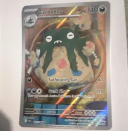 Pokemon TCG Garbodor 141/195 Silver Tempest Rare Holo 140 HP English - Image 1
