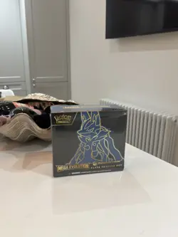 Pokemon TCG Mega Evolution Base Pokemon Center ETB Elite Trainer Box Lucario 💥 - Image 1