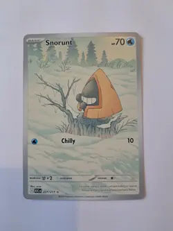 Pokemon Snorunt Illustration Rare Ascended Heroes 227/217 Card NM - Image 1