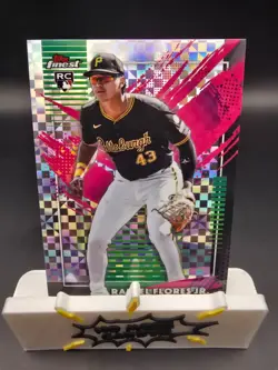 2026 Topps Finest Rafael Flores Jr. Rare X-Fractor - Image 1