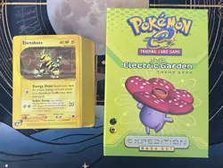Pokemon TCG Expedition Theme Deck Electric Garden Opened Used Near Complete - Image 1