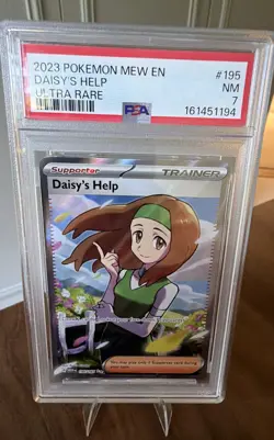 Daisy's Help 195/165 Sv: Scarlet & Violet 151 PSA 7 - Image 1