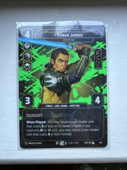 Kanan Jarrus Spectre One Serialized Prestige Foil 141/250 A Lawless Time SWU NM - Image 1