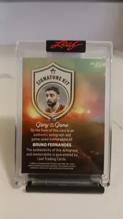 2026 Leaf Glory Of The Game BRUNO FRENANOES GAME WORN 3/5 AUTOGRAPH - Image 2