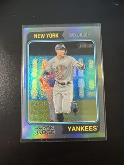 2023 Topps Heritage #152 Aaron Judge Chrome Silver Refractor #/374 - Image 1
