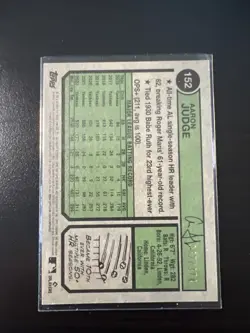 2023 Topps Heritage #152 Aaron Judge Chrome Silver Refractor #/374 - Image 2