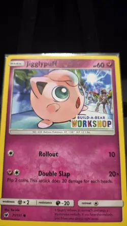 ​Pokemon TCG Jigglypuff 71/111 Build-A-Bear Workshop Promo 2017 FACTORY SEALED - Image 4