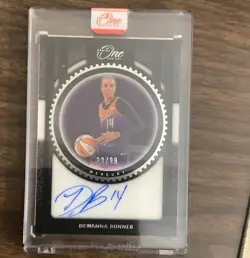 2025 PANINI ONE AND ONE WNBA DEWANNA BONNER SNAPSHOT SIGNATURES AUTO/99-#SS-DW - Image 1