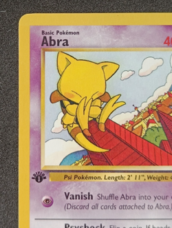 Pokemon TCG Abra 49/82 - 1st Edition Team Rocket Common Card NM - Image 2