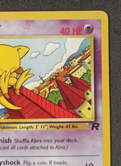 Pokemon TCG Abra 49/82 - 1st Edition Team Rocket Common Card NM - Image 3