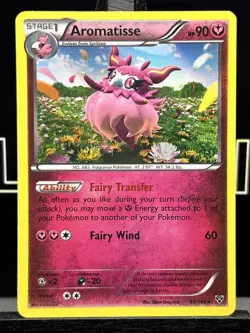 AROMATISSE 93/146 HOLO RARE XY BASE SET POKEMON TCG LP - Image 3