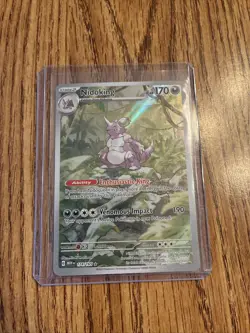 Nidoking Illustration Rare NM 174/165 Scarlet & Violet 151 Pokemon Card - Image 1