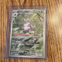 Nidoking Illustration Rare NM 174/165 Scarlet & Violet 151 Pokemon Card - Image 4