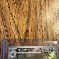 Nidoking Illustration Rare NM 174/165 Scarlet & Violet 151 Pokemon Card - Image 5
