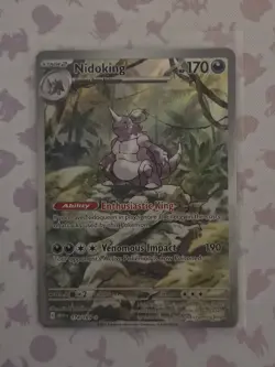 Nidoking 174/165 Pokemon Card Scarlet & Violet 151 Holo Illustration Rare - Image 1