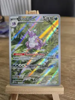Nidoking 174/165 Pokemon Card Scarlet & Violet 151 Holo Illustration Rare - Image 1