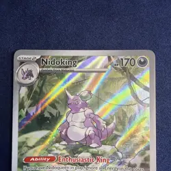 Pokemon - Nidoking - 174/165 - Scarlet & Violet: 151 - Illustration Rare Card - Image 2