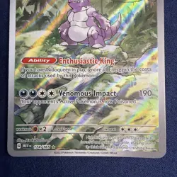 Pokemon - Nidoking - 174/165 - Scarlet & Violet: 151 - Illustration Rare Card - Image 3
