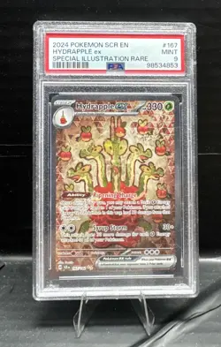 2024 Pokemon SV Stellar Crown Hydrapple ex #167/142 PSA 9 - Image 1