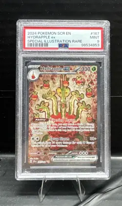 2024 Pokemon SV Stellar Crown Hydrapple ex #167/142 PSA 9 - Image 3