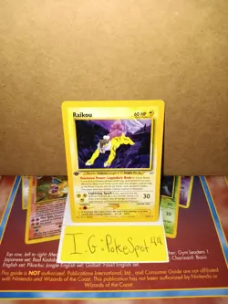 Pokemon 2000 Neo Revelation Raikou 1st Edition Non Holo NM-LP #22/64 - Image 1