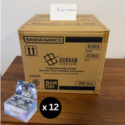 Gundam Card Game Freedom Ascension Booster Case GD05 BANDAI English Ships 7/24 - Image 1