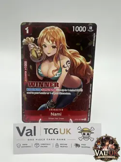 Nami (Tournament Pack Vol. 3) [Winner] ST01-007 One Piece Promotion Cards Foil - Image 1