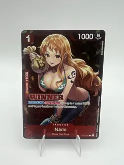 Nami (Tournament Pack Vol. 3) [Winner] ST01-007 One Piece Promotion Cards Foil - Image 2