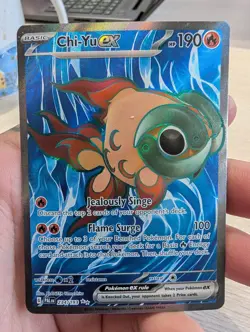 Chi-Yu ex 234/193 Pokemon TCG Scarlet & Violet Paldea Evolved Full Art Rare NM - Image 1