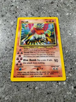 Pokemon TCG Cards Ho-oh 7/64 Neo Revelation Holo Rare EXC-NM - Image 5