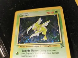 Pokemon WOTC Holo Base Set 2 Lot Of 6 LP ‐ MP Scyther Gyarados Nidoking Swirl - Image 5
