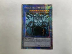 Yu-Gi-Oh 2010 Obelisk the Tormentor Quarter Century Secret Rare Card #LC01-EN001 - Image 1