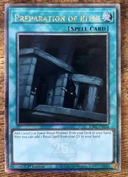 Yu-Gi-Oh - RA02-EN056 - Preparation of Rites - Quarter Century Rare - M/NM - Image 1