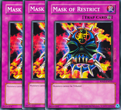 Mask of Restrict x3 - Yu-Gi-Oh! TCG - Trap - English - RP02-EN031 - Image 1
